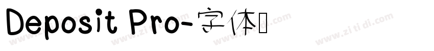 Deposit Pro字体转换
